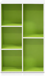 Furinno LUDER Book Shelf, 5-Cube Bookshelf, Reversible Bookcase, 9.4 x 19.5 x - Image 8