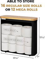 StorageWorks Large Toilet Paper Storage - Image 2