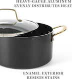 Martha Stewart Lockton 14 Piece Premium Non-Stick Heavy-Gauge Aluminum Cookware - Image 7