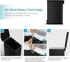 Home Zone Living 8 Gallon Slim Kitchen Trash Can - Image 4