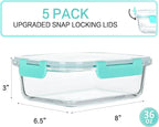 Glass Meal Prep Containers - Image 2