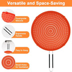 Splatter Screen for Frying Pan, Grease Splatter Guard, Heat-Resistant Splatter - Image 4