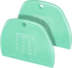 Teenitor 2 Pieces Dough Scraper, Plastic Dough Cutter, Bread Scraper by PERFECTYOURBEAUTY