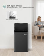 Kitchen Trash Can Touchless, 13 Gallon/50 Liter Stainless Steel Automatic - Image 7