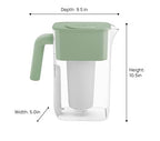 Culligan with ZeroWater Technology 10-Cup Water Filter Pitcher – Includes - Image 3