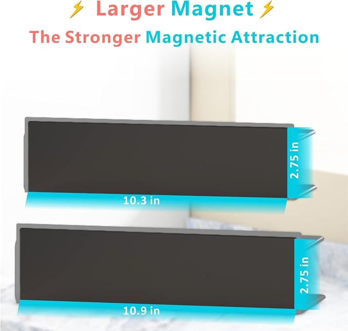 Magnetic Spice Rack For Refrigerator, Space Saving Magnetic Shelf For Fridge - Image 6