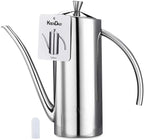 KSENDALO Premium Stainless Steel Olive Oil Dispenser by KSENDALO