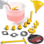 Thorstone No-Spill Coolant Funnel Kit, 16-Piece Universal Spill-Free Radiator by THORSTONE