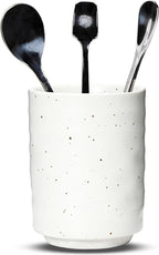 Ceramic Spoon Holder for Coffee Bar, Upright Tea Spoon Holder Cup, Coffee by U-TIMES