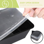 50-Pack Meal Prep Containers, 26 OZ Microwavable Reusable Food Containers - Image 4