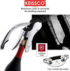 Stainless Steel Wine Opener Compact Vertical Corkscrew Wine Bottle Opener - Image 5