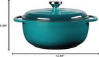 Lodge 4.5 Quart Enameled Cast Iron Dutch Oven - Image 8