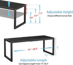 2 Pack Expandable Kitchen Cabinet Shelves Organizer, Heavy Duty Metal Shelving - Image 2