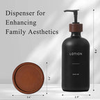 Soap Dispenser Bathroom, Refillable Lotion Dispenser - Image 5