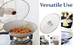 Stainless Steel Mesh Splatter Screen Set, 6-9 inch, 4 Piece Net Lid Covers - Image 4