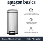 Amazon Basics D-Shaped Small Trash Can - Image 2