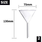 Glass Funnel Set, 50mm & 40mm Diameter - Image 3