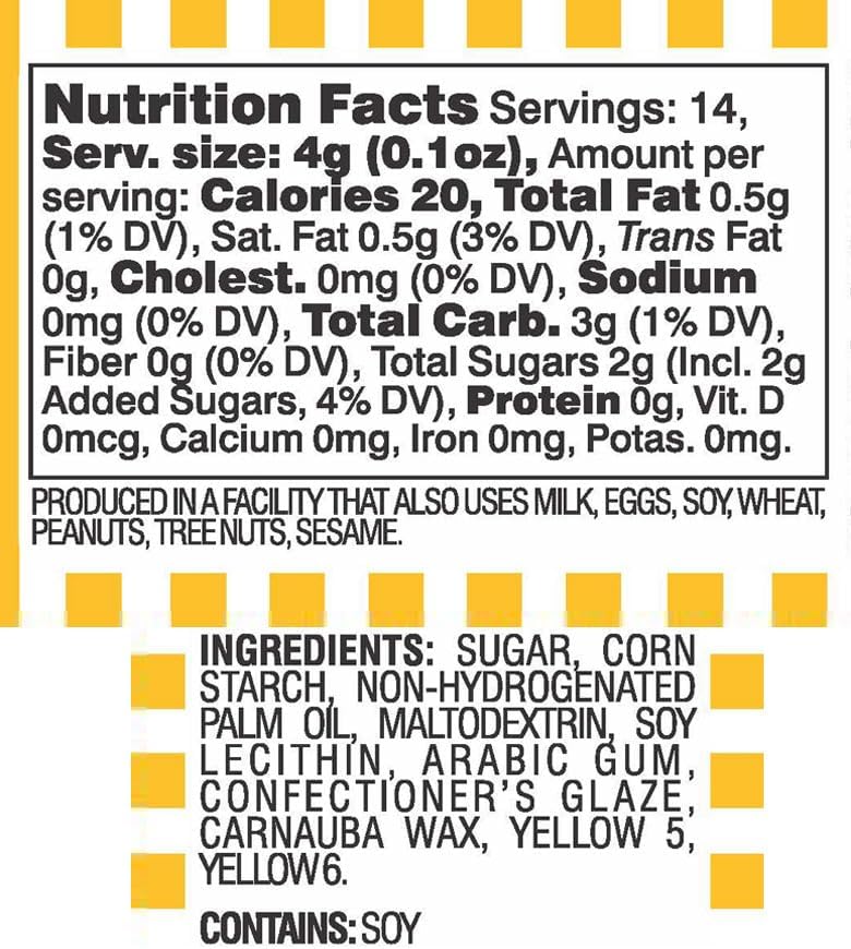 Bright Yellow Sprinkles Jimmies 2 oz, Sprinkles For Cake Decorating, Baking, Ice Cream & More, The Hampton Candy Company - Image 2