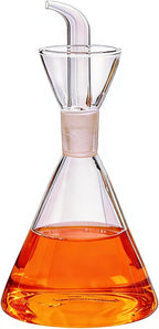ELETON Conical Borosilicate Glass Olive Oil Dispenser – Non Drip Oil Bottle - Image 3