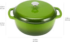 Amazon Basics Enameled Cast Iron Dutch Oven Pot - Image 4