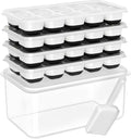 DOQAUS Ice Cube Tray with Lid and Bin by DOQAUS