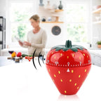 Joyzan Strawberry Shaped Timer, Cartoon Mechanical Time Reminder Cute Fruit - Image 2