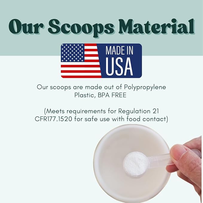 1/2 Cup Long Handle Plastic Measuring Scoop - Image 7