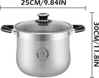 Vivicreate 18.5 Quart Stainless Steel Stock Pot - Image 2