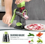KEOUKE Rotary Cheese Grater Hand Crank Transparent - Image 4