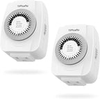 TiFFCOFiO Indoor Mechanical Outlet Timer, 3 Prong Timers by TiFFCOFiO