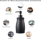 304 Stainless Steel Countertop Black Soap Dispenser Rust Resistant Leak-Proof - Image 5