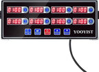 Precision Kitchen Timers for Cooking – 8 Channel Commercial Kitchen Timer by YOOYIST