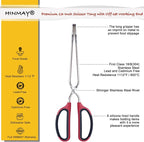 HINAMY Stainless Steel Scissor Tongs - Image 2