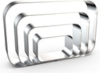 Rounded Rectangle Plaque Cookie Cutter Geometric Set by QAAQS