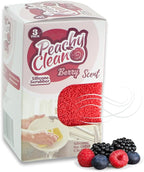 Peachy Clean Silicone Dish Sponge Scrubbers, Fresh Berry Scent, Non-Scratch - Image 2