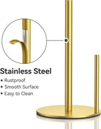 Paper Towel Holder Countertop, Stainless Steel, - Image 3