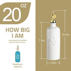 Sweejar Ceramic Olive Oil Dispenser Bottle - Image 5