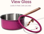 CAROTE 1.5Qt & 3.0Qt Stainless Steel Saucepan Set - Image 7