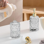 Clear Glass Soap Dispenser - Image 6