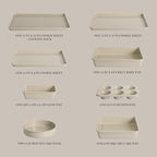 Martha Stewart Gallen 10 Piece Baking Pans Ceramic PFA Free Non Toxic Non Stick - Image 3