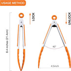 MSY BIGSUNNY 7 inch Serving Tongs - Image 2