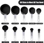 Measuring Cups and Spoons Set, 10-Piece Stackable Kitchen Tools - Image 3