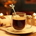 AnSaw Elegant Gold Leaf Coffee Spoons - Image 6