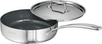 Tramontina Utsava Tri-Ply Clad Stainless Steel 2.9-Quart Saute Pan by Tramontina
