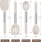 E-far Cooking Utensils Set of 4, Silicone Kitchen Utensils - Image 2
