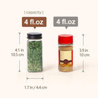 ComSaf 6Pcs 4oz Glass Spice Jars - Image 5