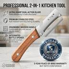 Vegetable Peeler, Nemesis of Bumpy Rough Root, Potato Peeler, Kitchen Sharp - Image 6