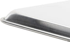 Winco Commercial-Grade Aluminum Sheet Pan, 18 Gauge, 1/2 Size - Image 2