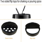 12 Pack 16 oz Clear Plastic Spice Jars - Image 4