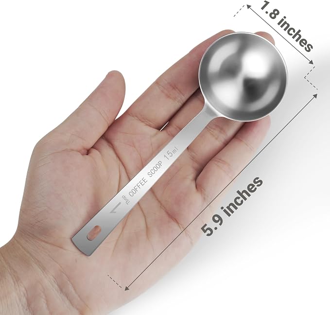 Flezoo 4Pcs Coffee Scoop Spoon - Image 2